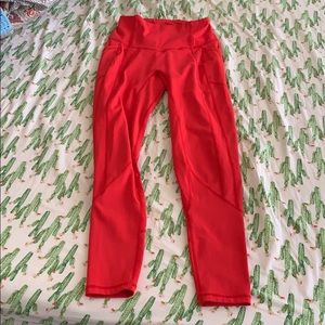 ✨SOLD ✨TIL YOU COLLAPSE CHERRY RED LEGGINGS